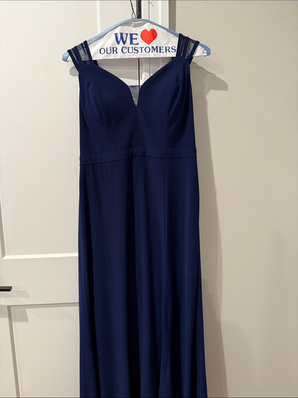 Night Way Collections Navy Formal A-Line Gown